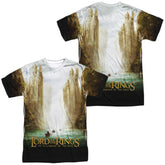 Lord Of The Rings Fellowship Poster (Front/Back Print) Men's Regular Fit Polyester Short-Sleeve T-Shirt